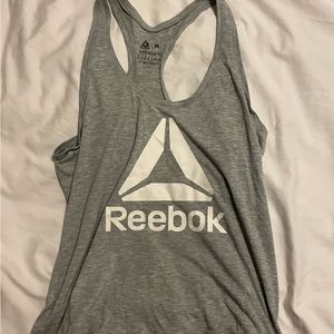 Reebok women’s work out tank top - grey medium